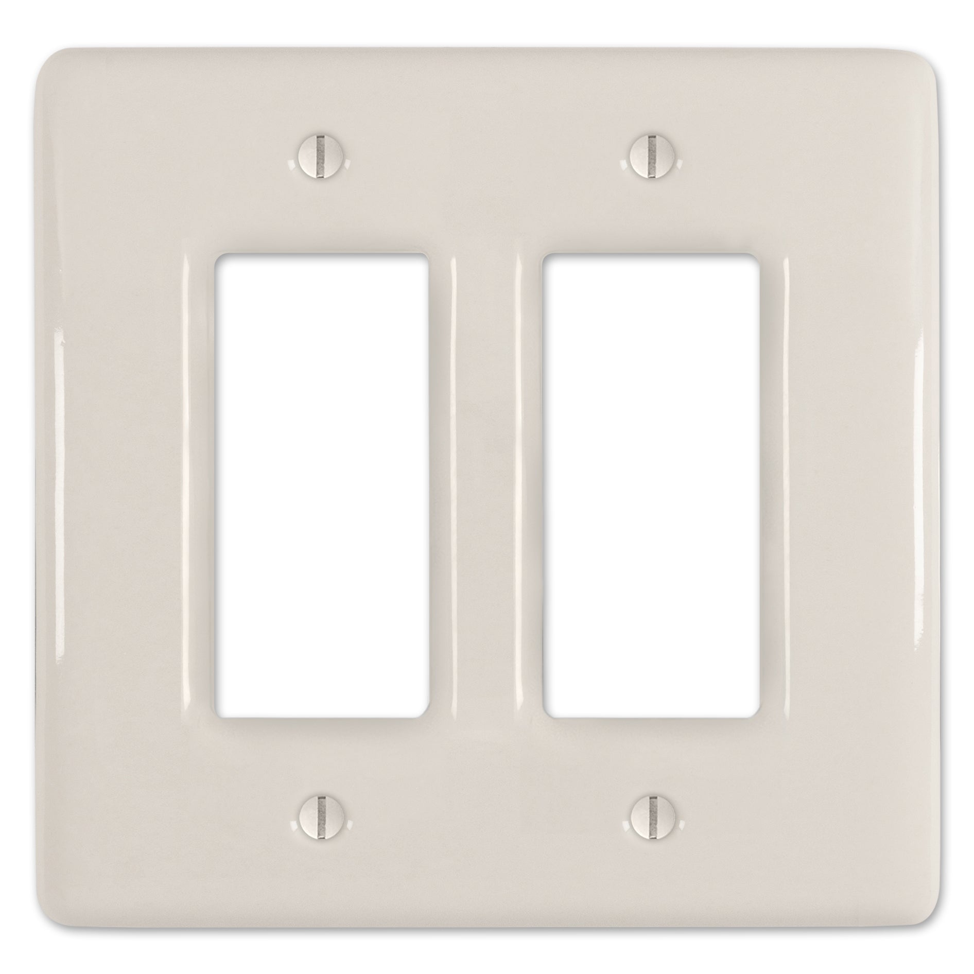 Placa de pared de cerámica Metro Biscuit de 2 balancines