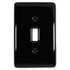 Metro Black Ceramic - 1 Toggle Wallplate