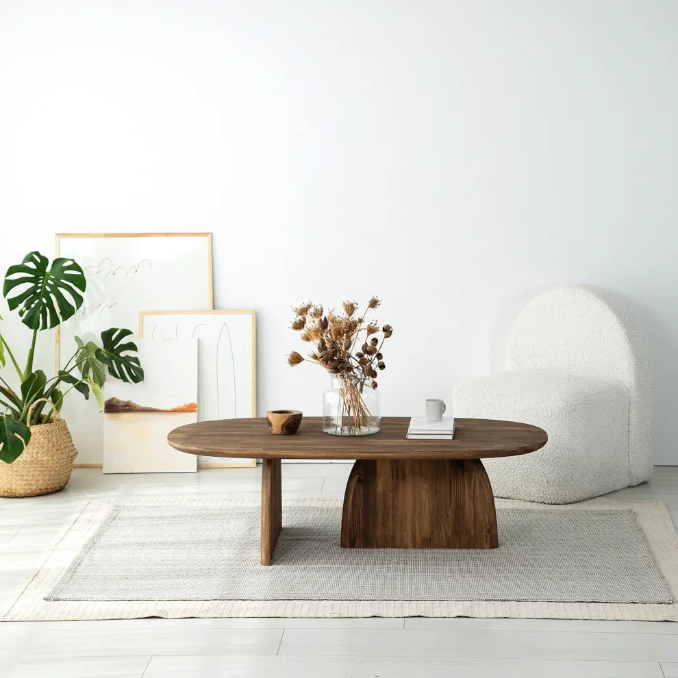 Miami Designer Coffee Table Solid Wood (W)24