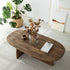 Miami Designer Coffee Table Solid Wood (W)24" (L)48" (H)13.75"