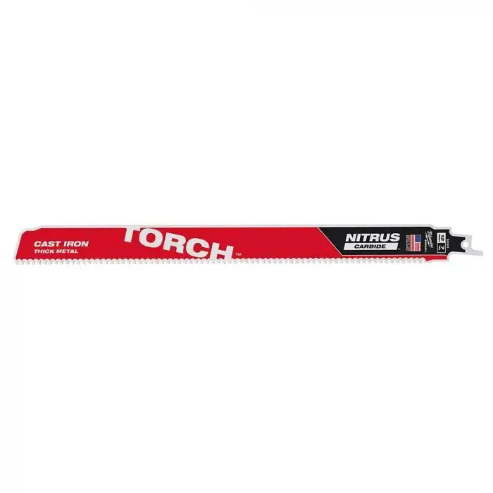 Milwaukee 48-00-5263 12" 7TPI The TORCH™ for CAST IRON with NITRUS CARBIDE™ 1PK