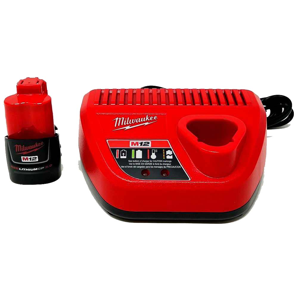 Kit láser de puntos de plomada y líneas cruzadas verdes Milwaukee 3622-21 M12