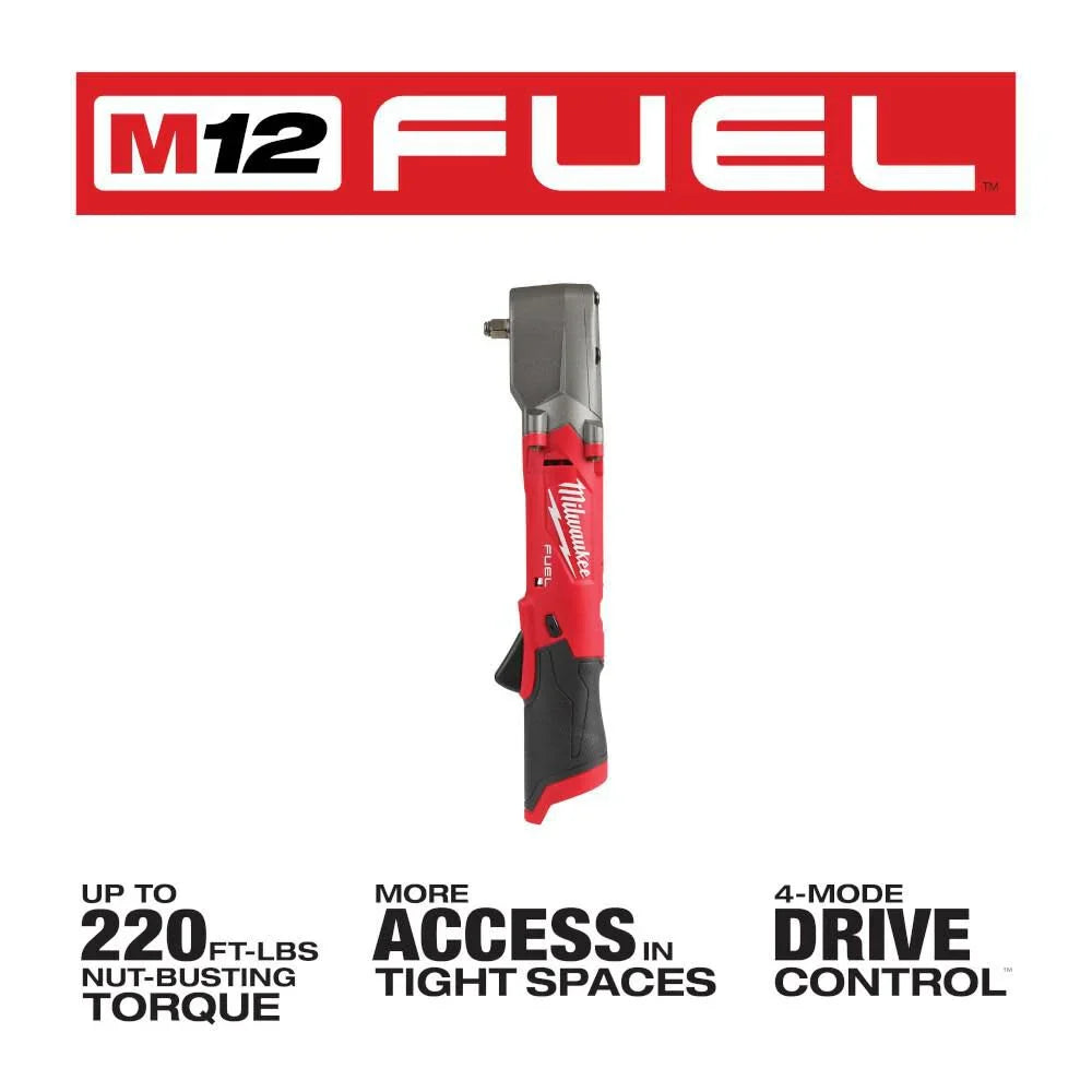 Llave de impacto de ángulo recto Milwaukee 2564-20 M12 FUEL de 3/8