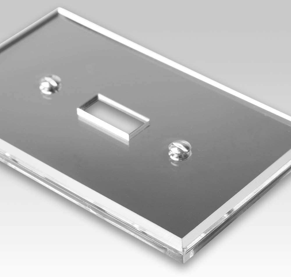 Espejo acrílico - Placa de pared con 2 balancines
