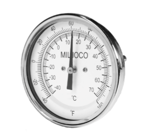 MJB5099A-43 5" Dial Stem Thermometer 25 to 125 F / 5 to 50 C