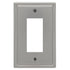 Moderne - Placa de pared de acero niquelado cepillado - 1 balancín