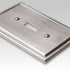 Moderne Brushed Nickel Steel - 2 Rocker  Wallplate