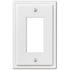 Placa de pared moderna de acero blanco - 1 balancín