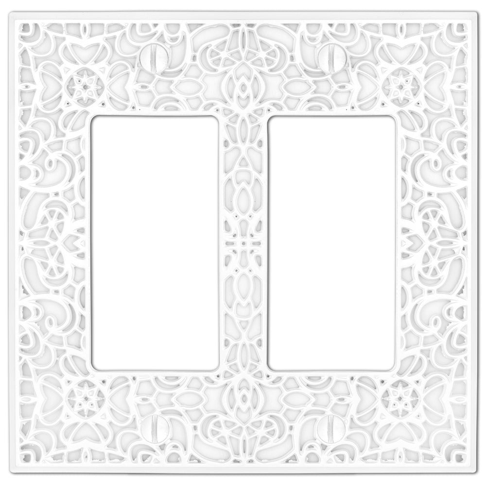 Placa de pared Momfort White Cast - 2 balancines