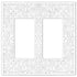 Placa de pared Momfort White Cast - 2 balancines