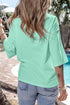 Mint Green Star Graphic Oversized Tee