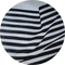 Mosaic Medallion Stone Art - Zebra Strips