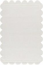 Uhuro White Geometric Area Rug