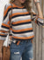 Striped Knitwear Sweater Shirt