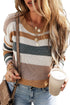 Striped Knitwear Sweater Shirt