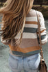 Striped Knitwear Sweater Shirt