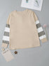 Striped Knitwear Sweater Shirt