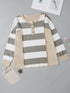 Striped Knitwear Sweater Shirt