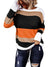 Striped Knitwear Sweater Shirt