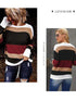 Striped Knitwear Sweater Shirt
