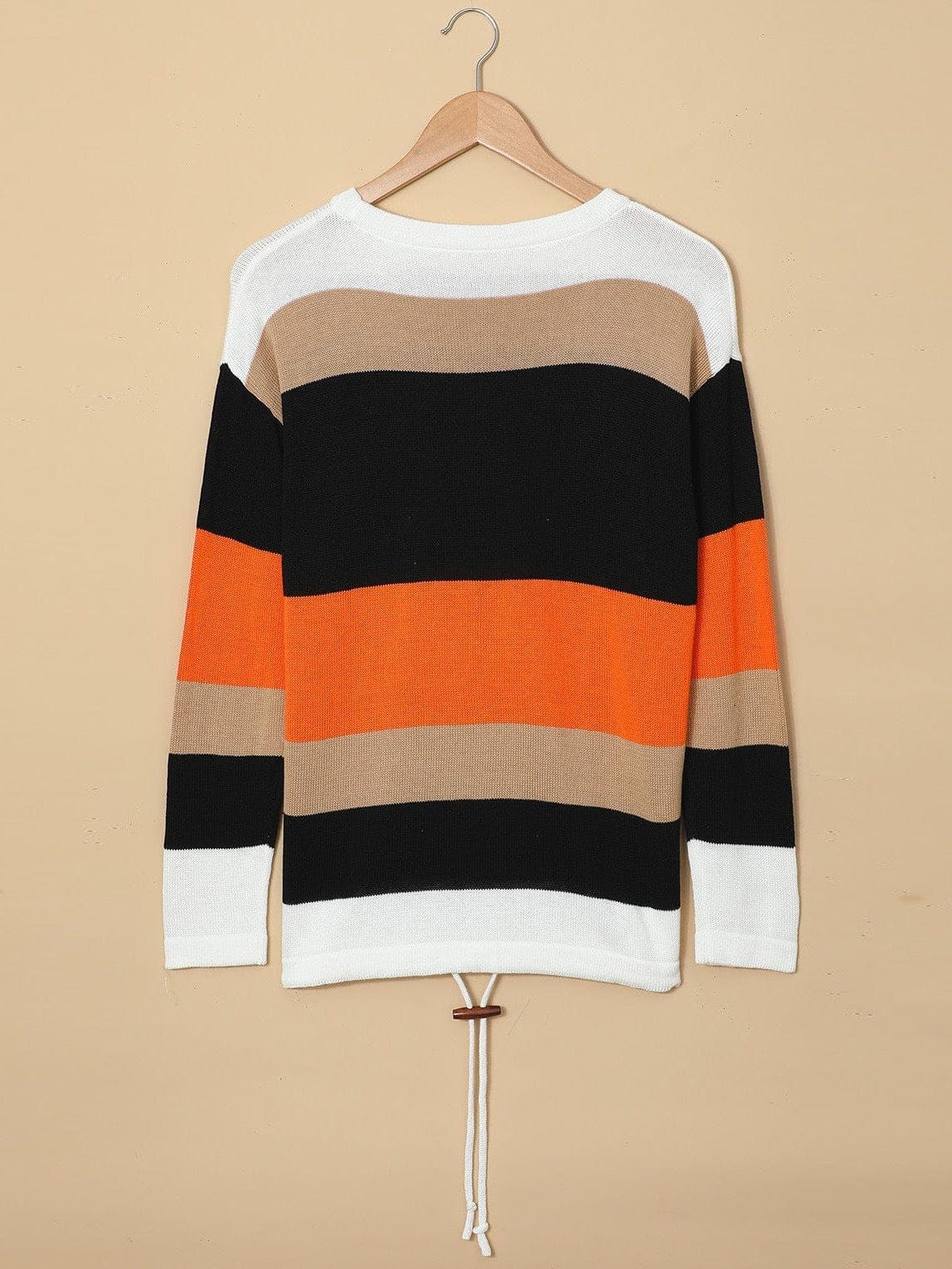 Striped Knitwear Sweater Shirt