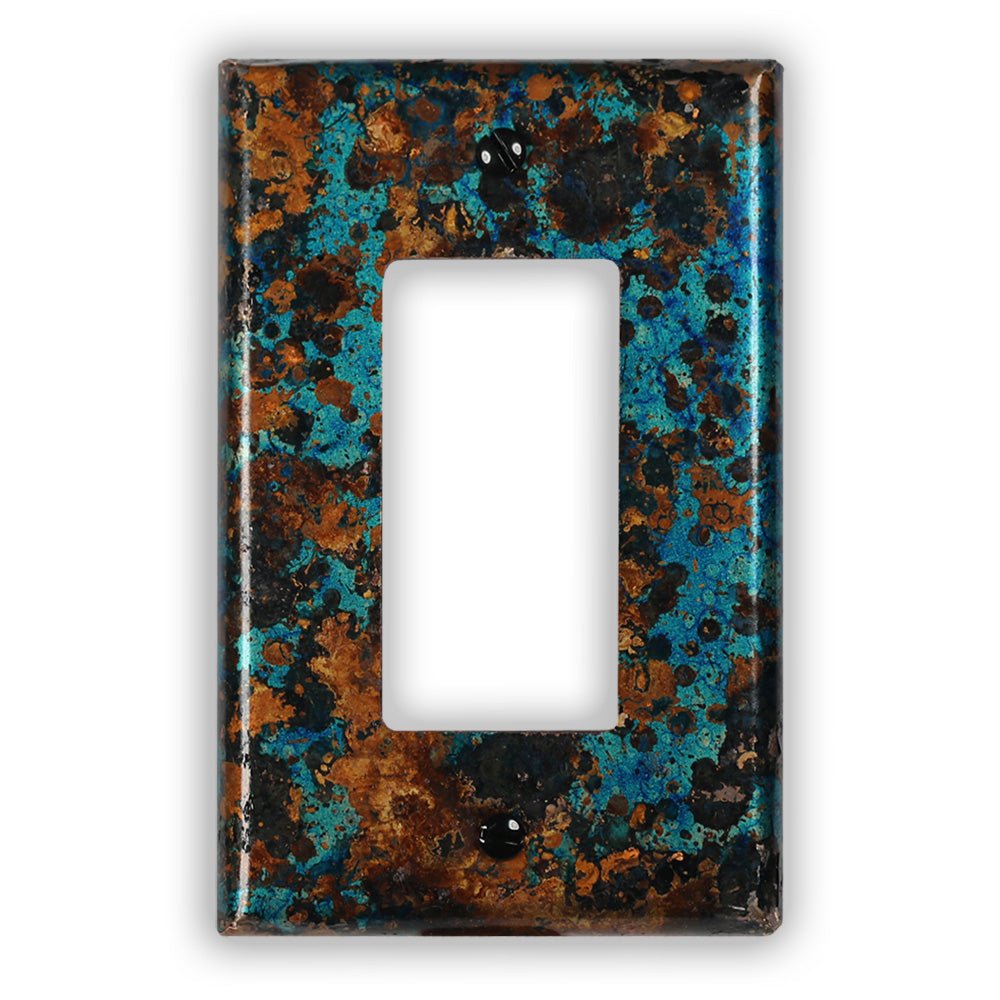 Placa de pared con topacio místico de cobre - 1 balancín