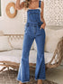 Stretch Denim Overalls with Pockets