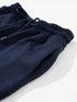 Navy Blue Knit Two-Piece Set