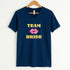 🍾 Team Bride & The Bride 💍 Bachelorette Party Matching V-Neck T-Shirts