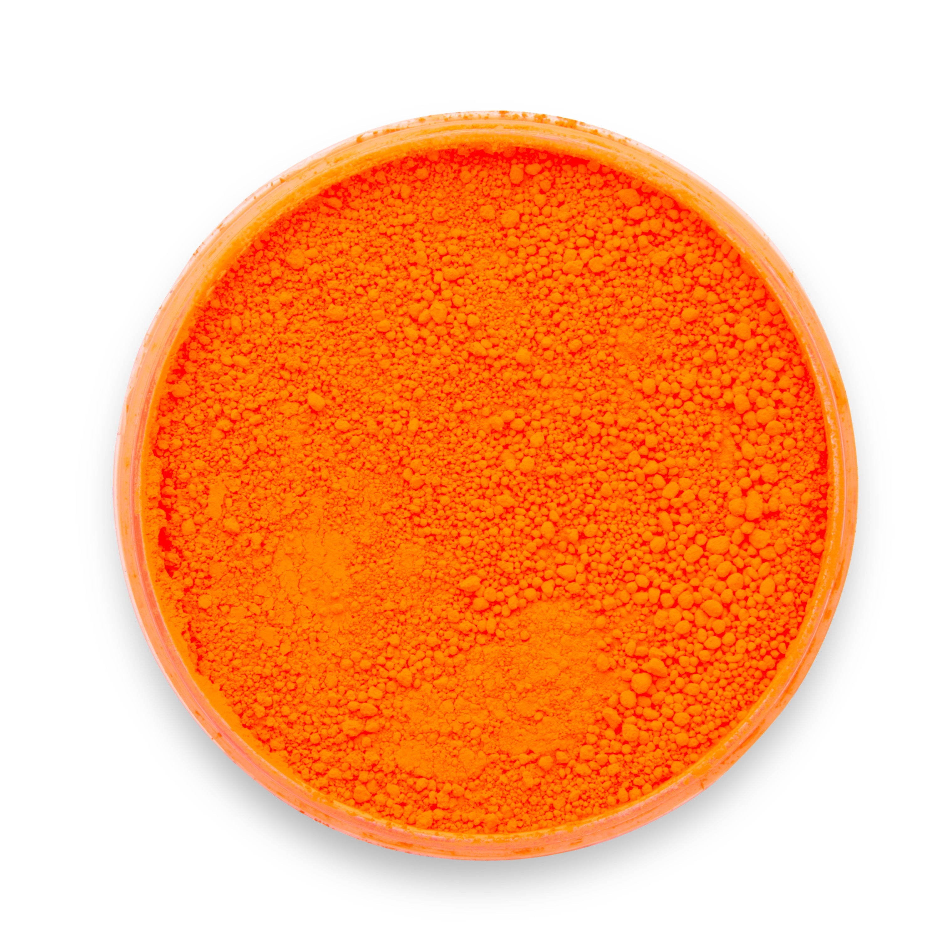 Pigmento en polvo epoxi de color naranja neón