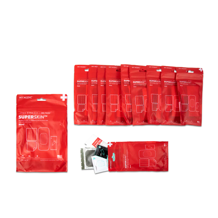 SuperSkin Large Bandage Med Pack (10 Pack)