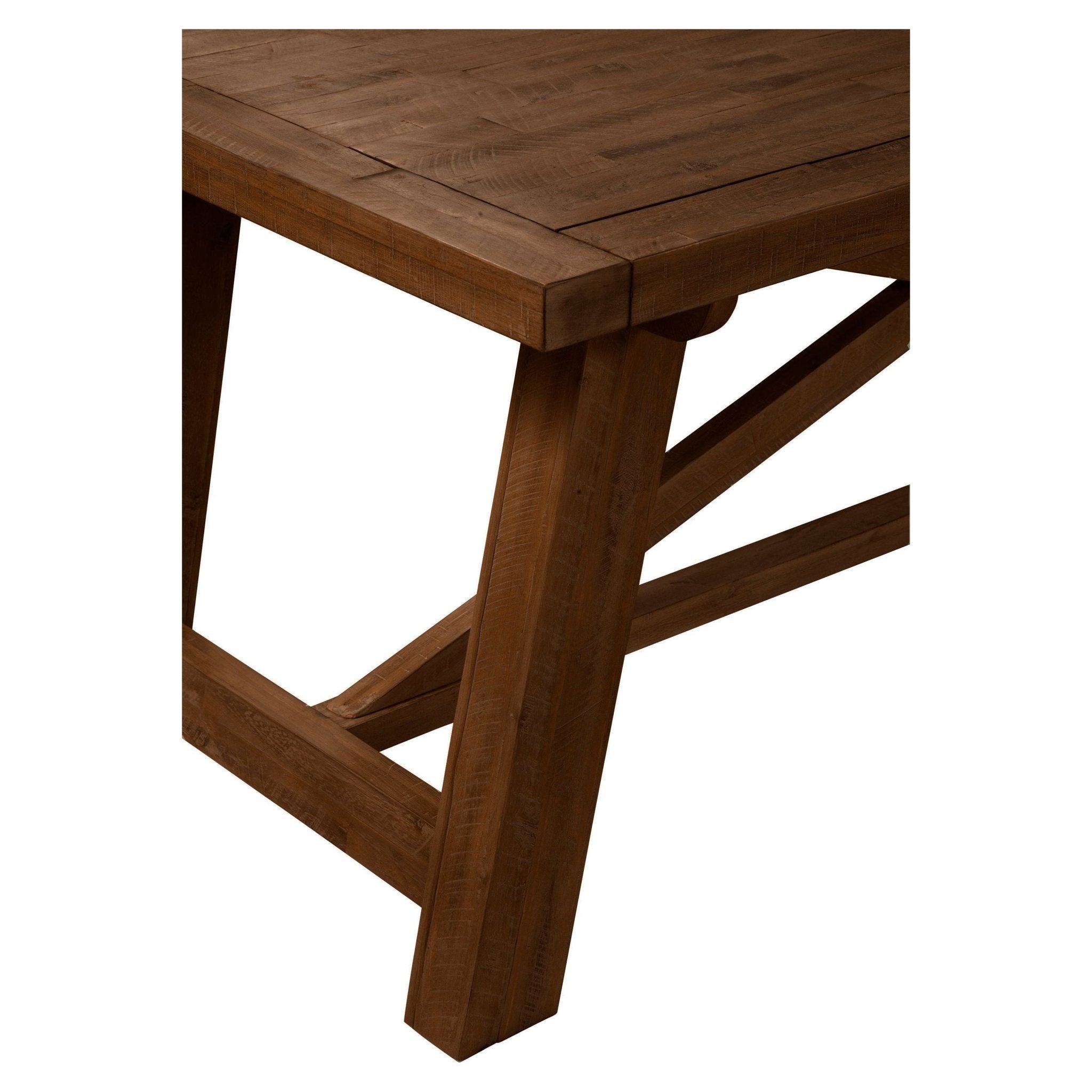 Mesa de comedor rectangular Newberry, marrón medio