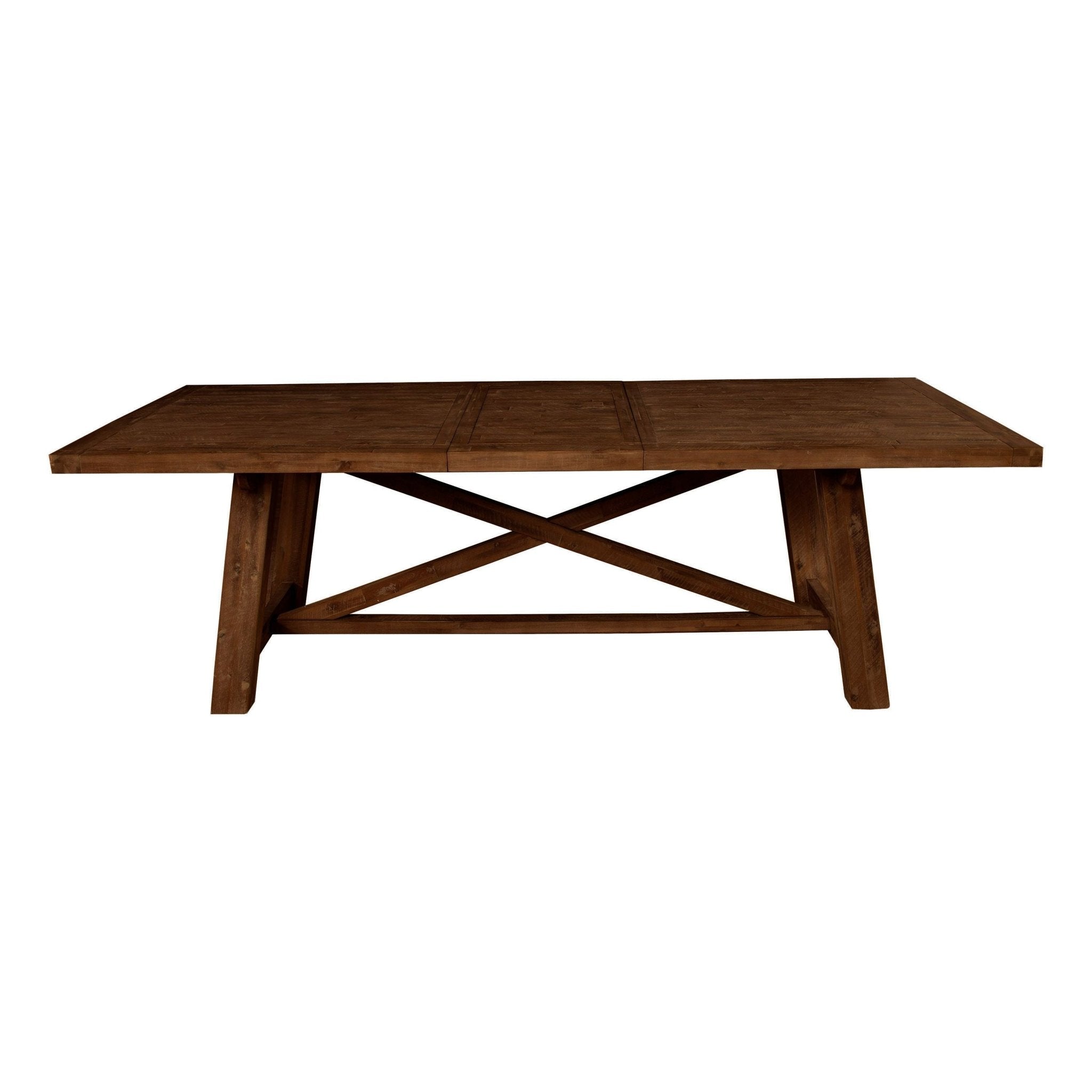 Mesa de comedor rectangular Newberry, marrón medio