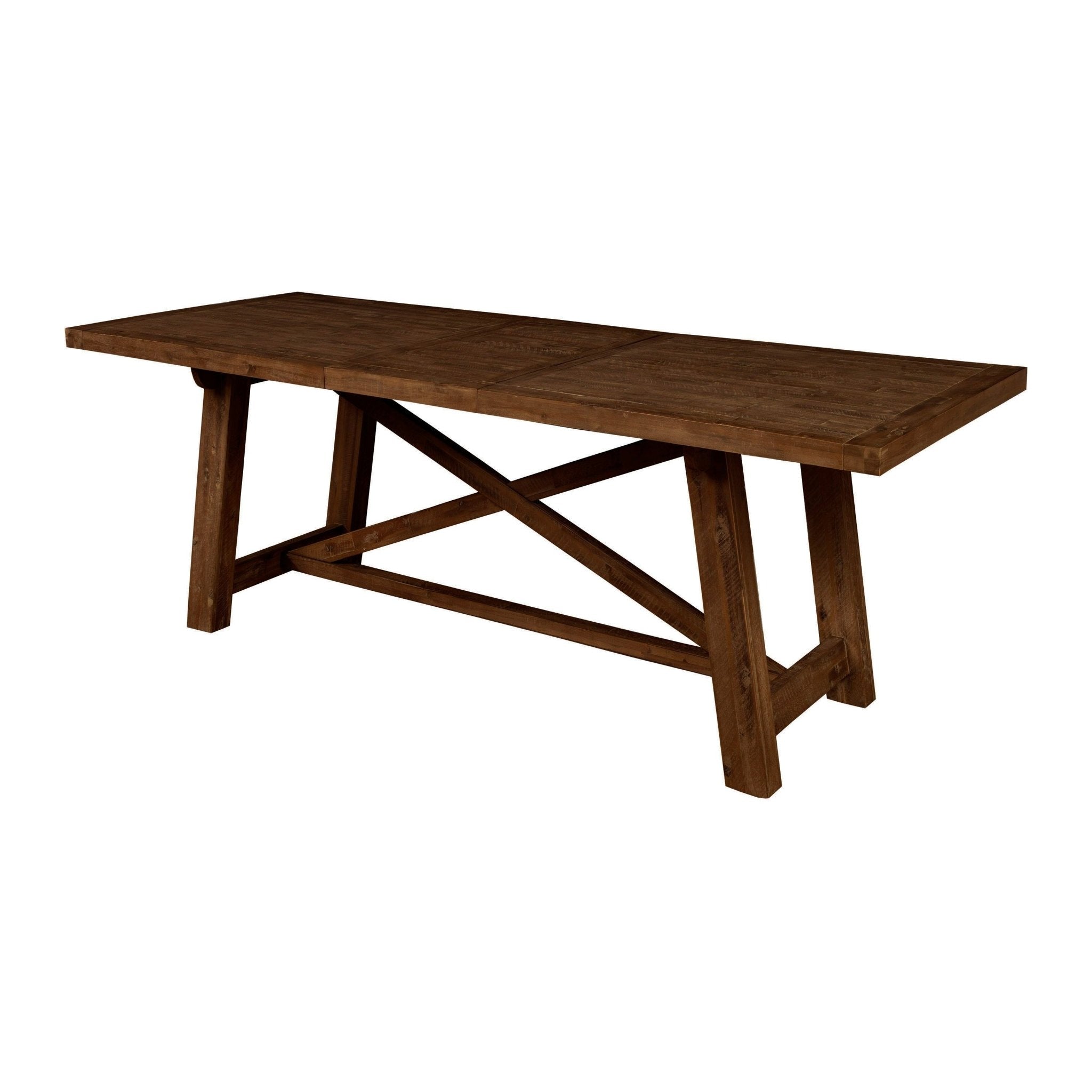 Mesa de comedor rectangular Newberry, marrón medio