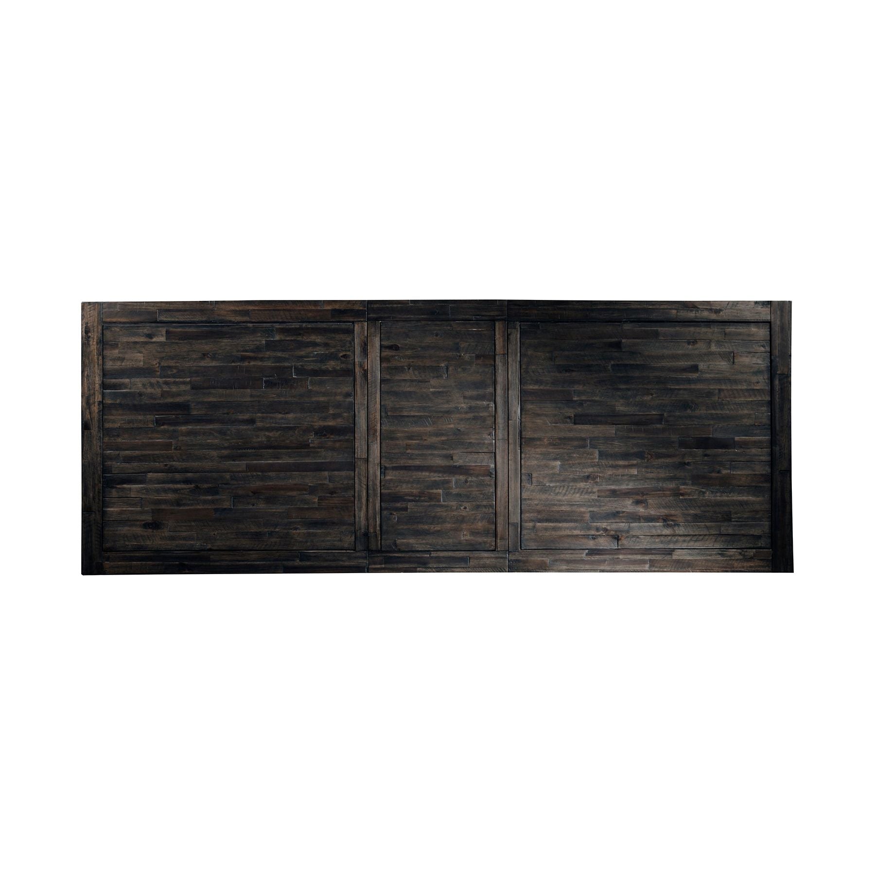 Mesa de comedor rectangular Newberry, gris reciclado