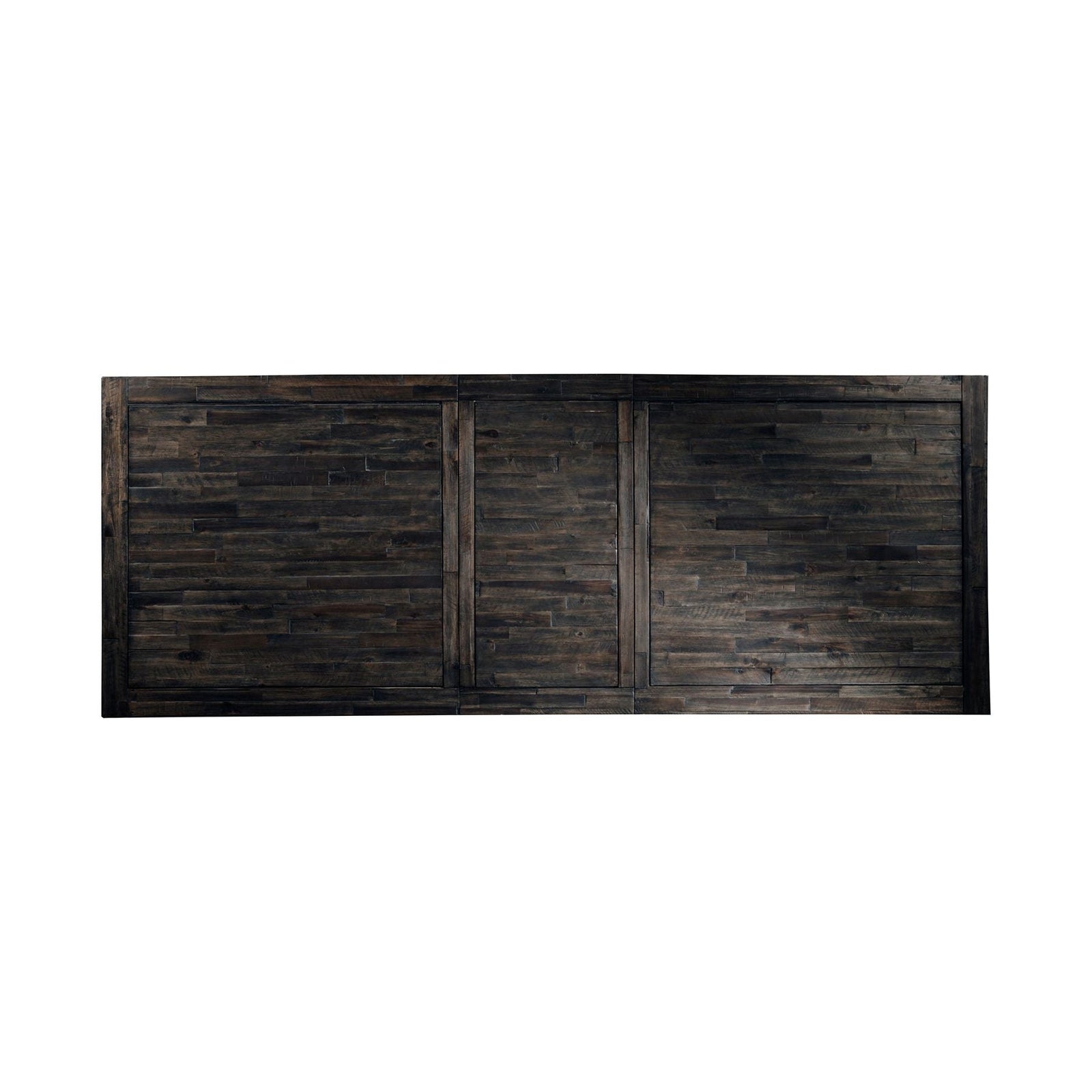 Mesa de comedor rectangular Newberry, gris reciclado