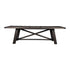 Mesa de comedor rectangular Newberry, gris reciclado