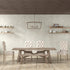 Mesa de comedor rectangular Newberry, natural desgastada
