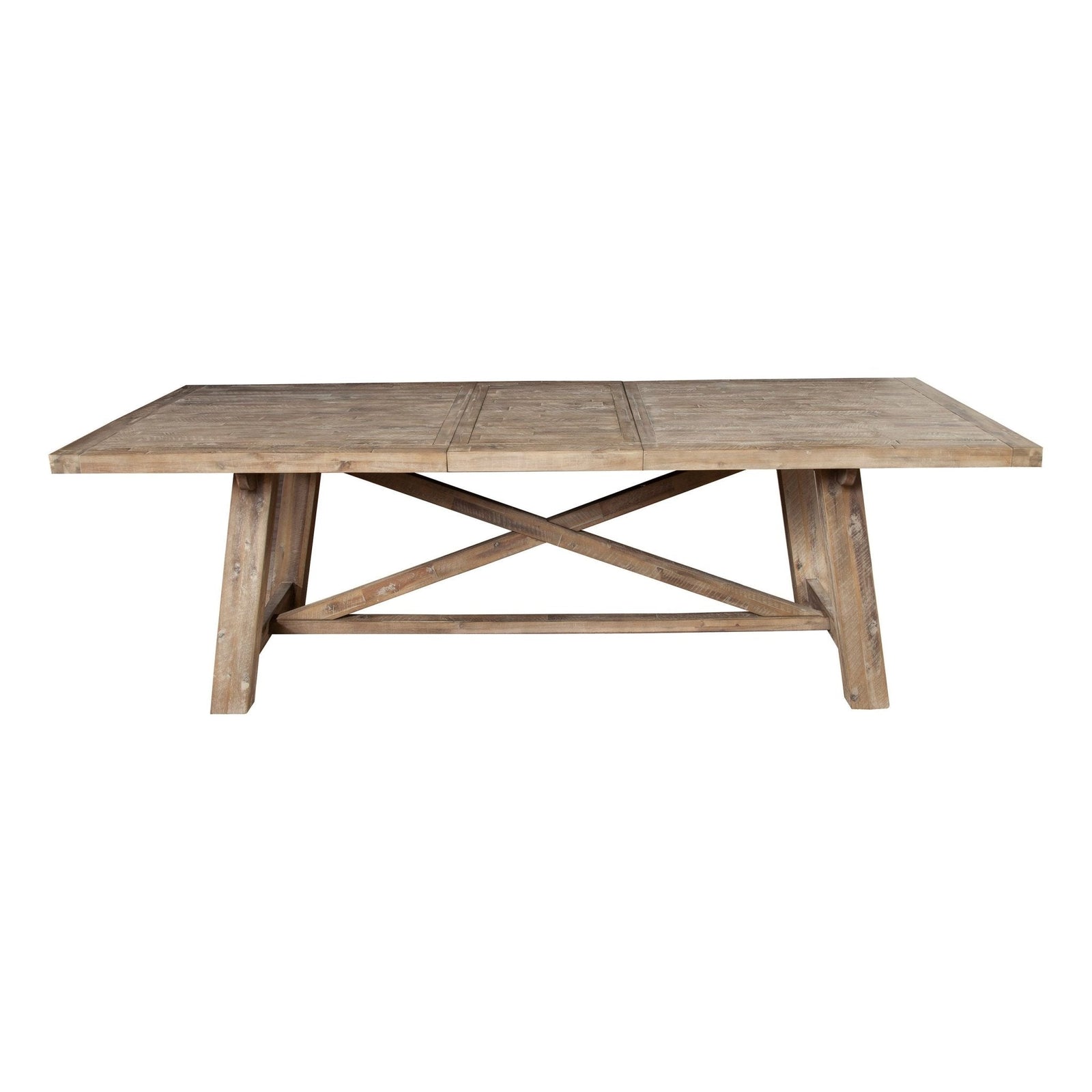 Mesa de comedor rectangular Newberry, natural desgastada