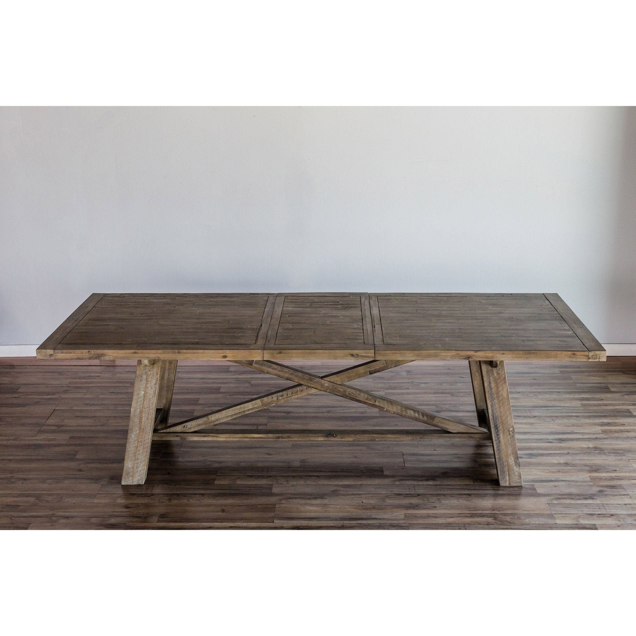 Mesa de comedor rectangular Newberry, natural desgastada