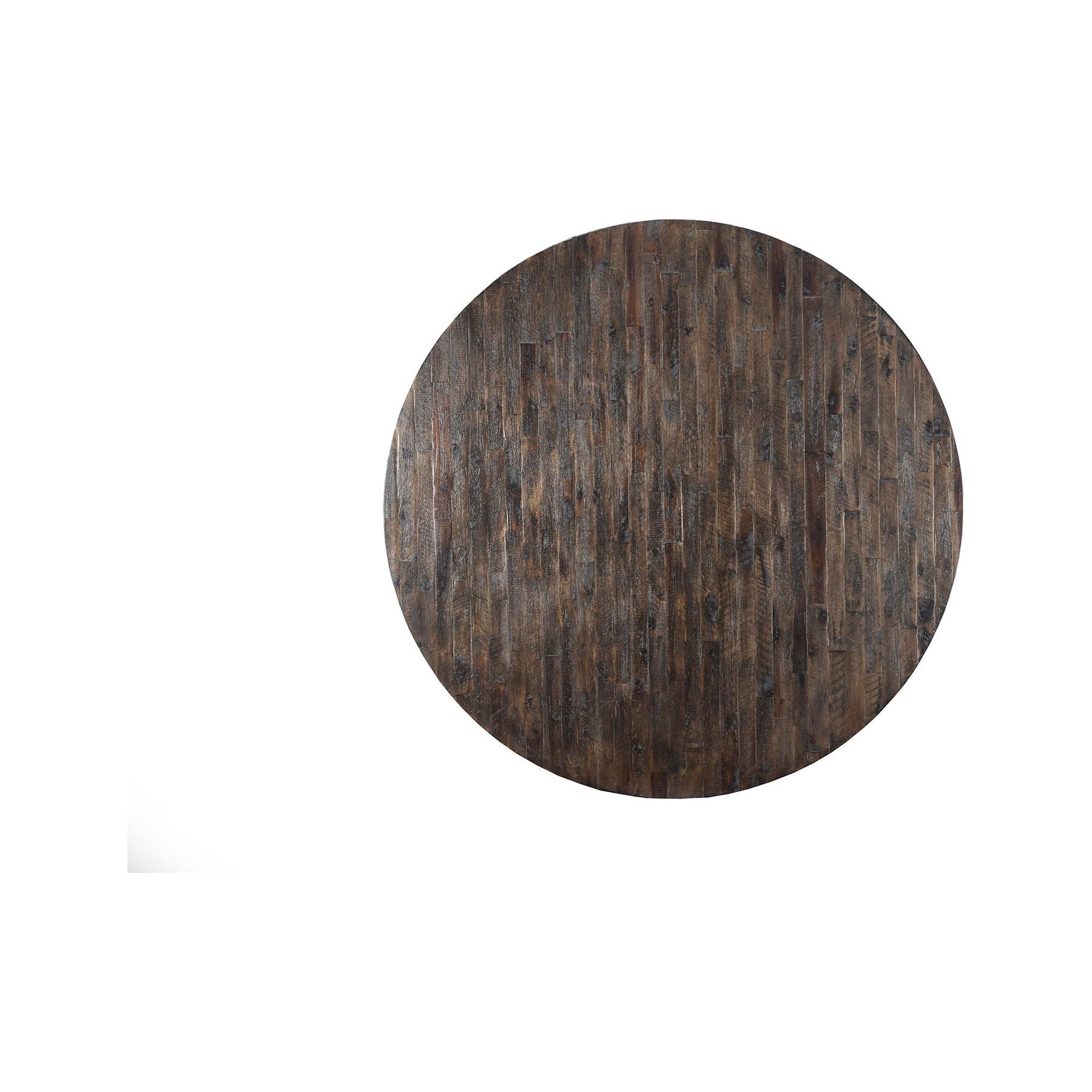 Mesa de comedor redonda Newberry, gris reciclado