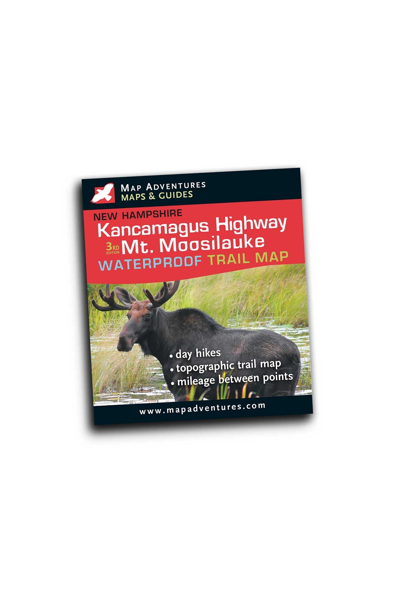 Kancamagus Highway & Mt. Moosilauke Hiking Trail Map