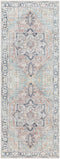 Alfombra lavable vintage Nisa de color verde