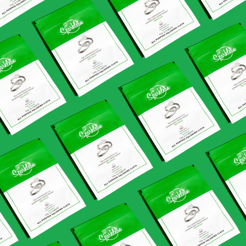 Jewelry Cleaner Lemon-Infused Polishing Cloth: Tackle Tarnish & Scratches on Metals