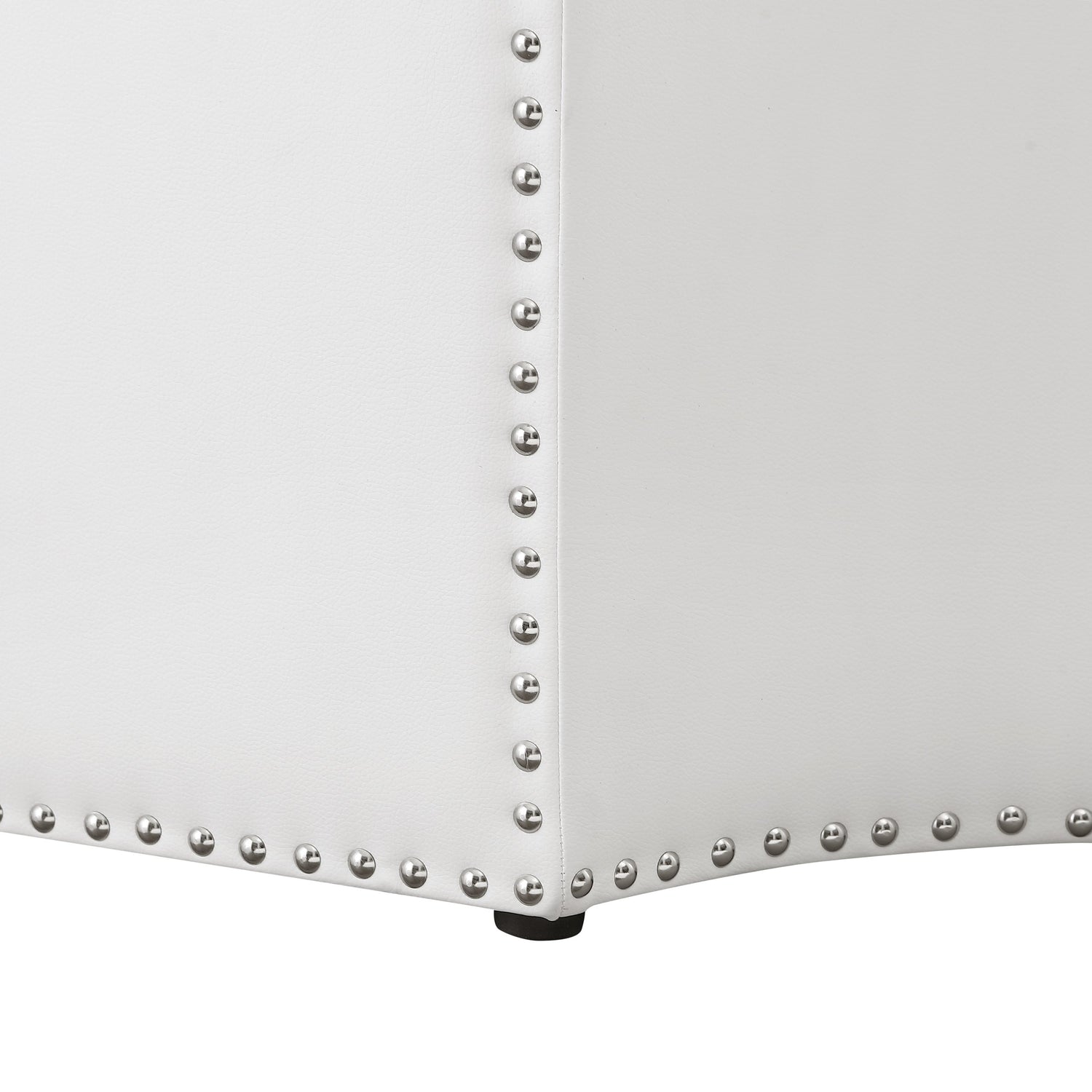 Fiorella Leather Cocktail Ottoman