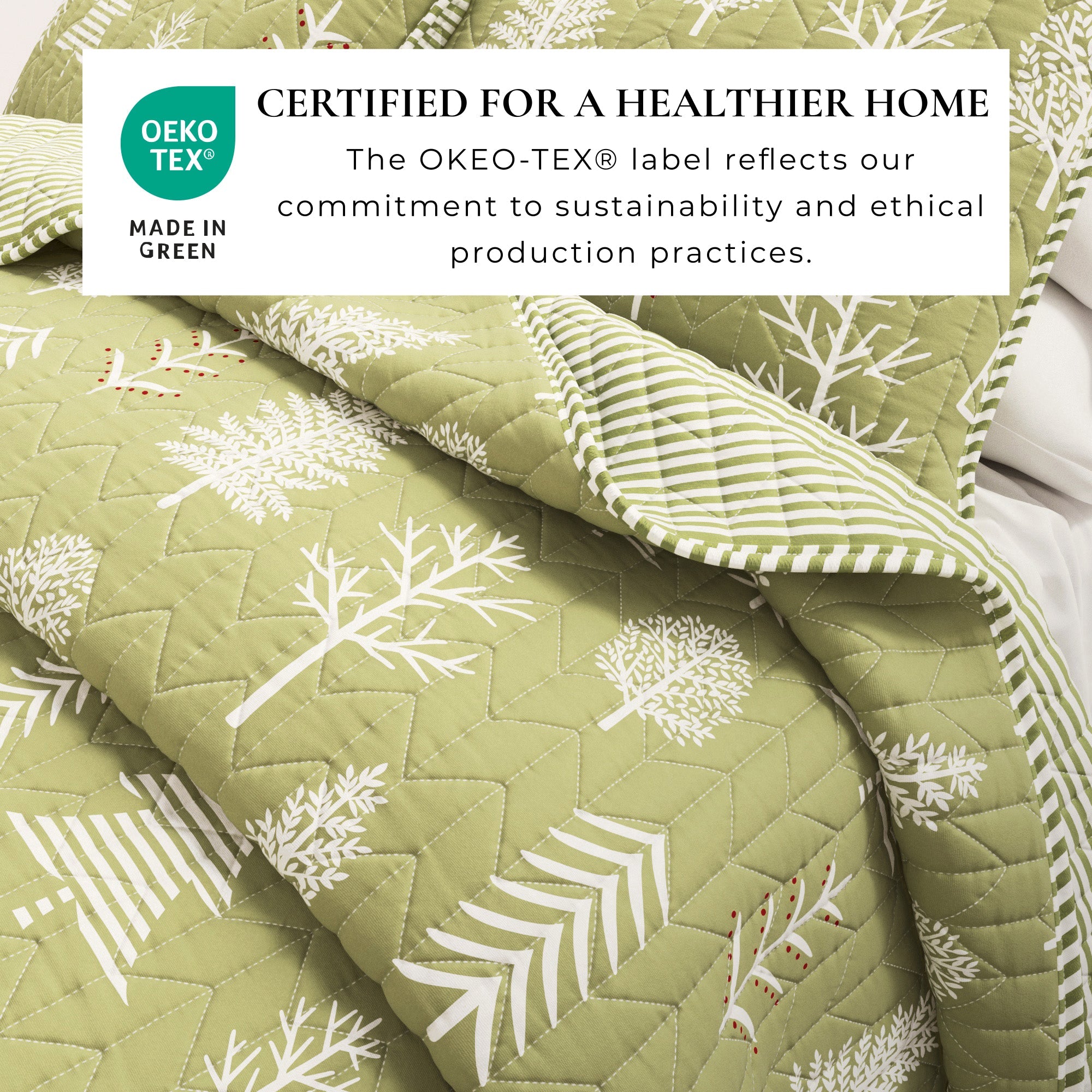 3 Piece Lodge Forest Quilt - Whistler Collection