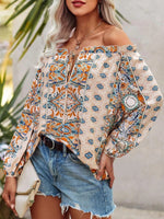Off-The-Shoulder Bohemian Blouse