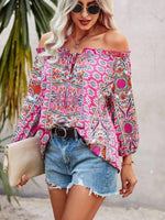 Off-The-Shoulder Bohemian Blouse