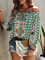 Off-The-Shoulder Bohemian Blouse