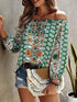 Off-The-Shoulder Bohemian Blouse